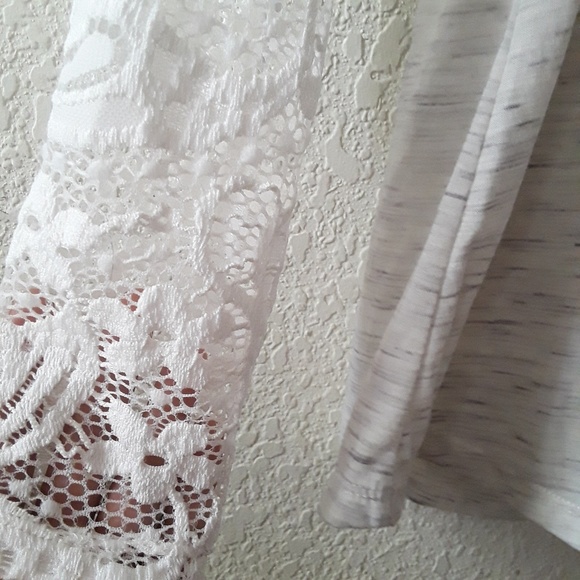 i Jeans by Buffalo sz:Small Lace Sleeved op - Picture 3 of 7